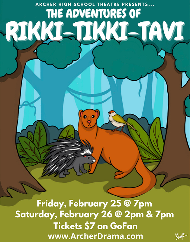 The Adventures of Rikki-Tikki-Tavi artwork by Aliya Burr